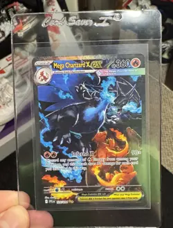 Mega Charizard X EX SIR 125/094 Phantasmal Flames English Pokemon TCG Pack Fresh - Image 1