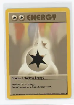 Pokemon Base Set #096/102 Double Colorless Energy - Image 1