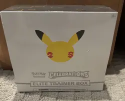 Pokemon TCG: 25th Anniversary 2021 Celebrations Elite Trainer Box ETB - Image 1