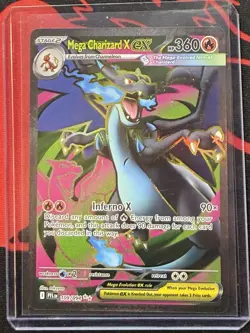Pokemon TCG Mega Charizard X EX 109/094 Ultra Rare Phantasmal Flames English - Image 1