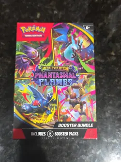 Pokemon Mega Evolution Phantasmal Flames Booster Bundle - NEW & SHIPS SAME DAY - Image 1