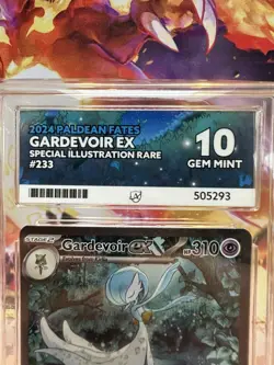 Gardevoir EX SIR Card 233/091 Paldean Fates Ace 10 Gem Mint Pokemon Card - Image 5