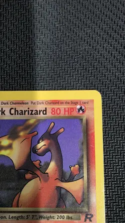 Pokemon TCG Dark Charizard Non-Holo Card 21/82 Team Rocket 2000 - Image 3