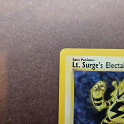 Lt. Surge's Electabuzz 27/132 Pokemon Gym Heroes Regular Rare Card - MP - Image 2