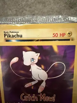 SEALED "Catch Mew" Pokemon PIKACHU Card BLACK STAR PROMO Set#4 Movie WB Stamped - Image 5