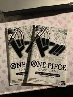 2 One Piece Card Game Special Don!! Card Pack DP-03 Sealed - Image 1