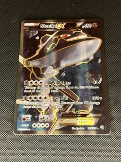 Pokemon TCG Steelix EX Steam Siege Holo Full Art Rare Card 108/114 NM/LP - Image 1