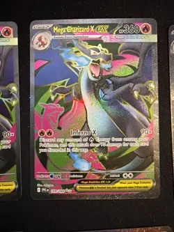 6 Mega Charizard x EX 109/094 and 3 ex 013 Phantasmal Flames NM 9 card lot - Image 4