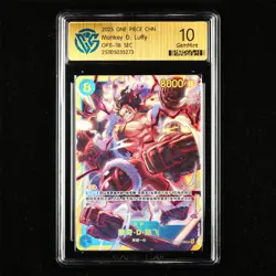 CCG GemMint 10 2025 ONE PIECE CHN .TCG Card OP11-118 SEC Monkey D. Luffy - Image 1