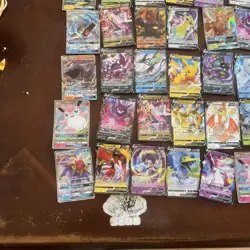 Pokemon TCG Sword And Shield Lot Of 48 Holo V Cards Near Mint - Image 3