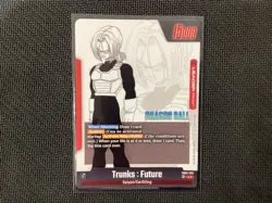 Trunks : Future SB02-001 (Gold) - Manga Booster 02 (SB02) Leader Card - Image 2