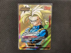 Trunks : Future SB02-001 (Gold) - Manga Booster 02 (SB02) Leader Card - Image 3