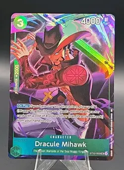 Dracule Mihawk (Illustration Box Vol.4) ST12-003 One Piece Promotion Cards Foil - Image 1