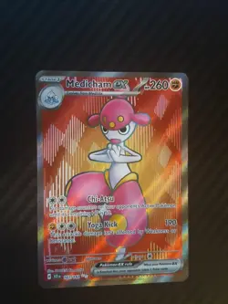 Medicham Ex 161/142 Pokemon Stella Crown Card Full Art Work Pack Fresh Mint - Image 1