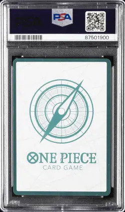 2023 ONE PIECE OP02-PARAMOUNT WAR ALTERNATE ART DON!! CARD PSA 10 - Image 2