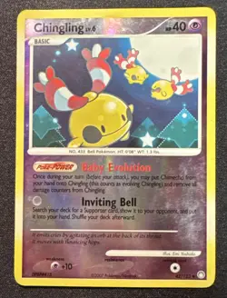 Pokemon Card - Chingling Mysterious Treasures 42/123 Reverse Holo - NM - Image 1