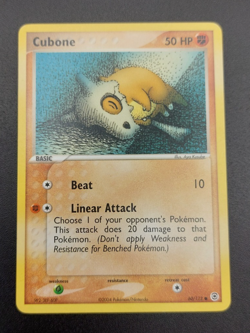 Pokemon Card Cubone 60/112 common EX Firered And Leafgreen LP - Image 1