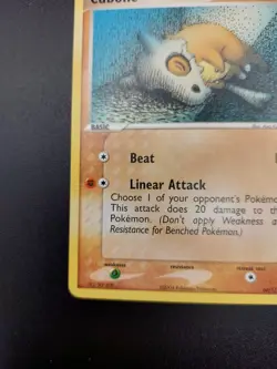 Pokemon Card Cubone 60/112 common EX Firered And Leafgreen LP - Image 5