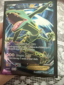 Rayquaza EX 104/108 XY Roaring Skies 2015 Full Art Holo Pokemon Card TCG - Image 3