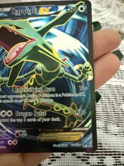Rayquaza EX 104/108 XY Roaring Skies 2015 Full Art Holo Pokemon Card TCG - Image 4