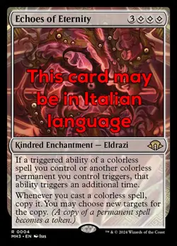 MTG ECHOES OF ETERNITY FOIL EXC - ECHI DELL'ETERNITA 4 - MH3 - MAGIC - Image 1