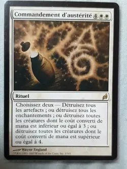 Mtg Commandement d'Austerite/Austere Command lorwyn LRW VF/ FR - Image 1