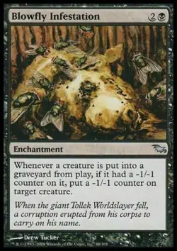 1x BLOWFLY INFESTATION - SHadowmoor - MTG - Magic the Gathering - Image 1