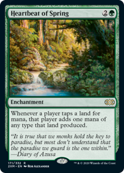 Heartbeat of Spring Double Masters NM Green Rare MAGIC GATHERING CARD ABUGames - Image 1