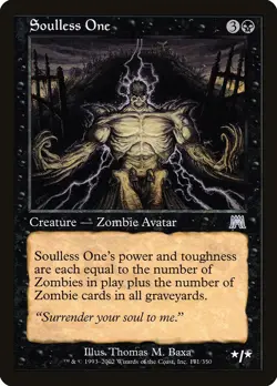 Soulless One Onslaught PLD Black Uncommon MAGIC THE GATHERING CARD ABUGames - Image 1