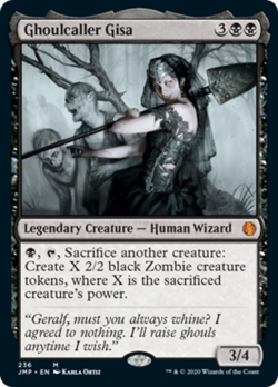 Ghoulcaller Gisa Jumpstart NM Black Mythic Rare MAGIC GATHERING CARD ABUGames - Image 1