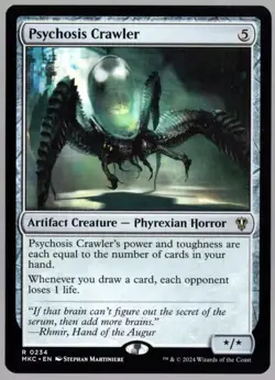 1x PSYCHOSIS CRAWLER - Commander/Retro - MTG - NM - Magic the Gathering - Image 3