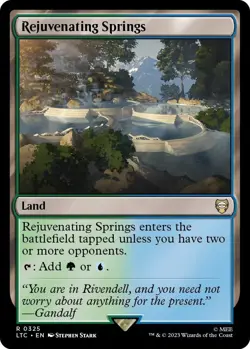 MTG The Lord of the Rings Commander - Rejuvenating Springs - Image 1