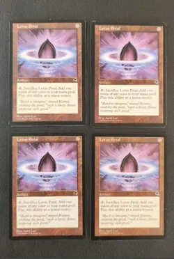 🪷 4x Lotus Petal Tempest Regular TMP Tempest MAGIC 🍁🍁🍁🍁✨ - Image 1