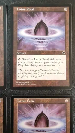🪷 4x Lotus Petal Tempest Regular TMP Tempest MAGIC 🍁🍁🍁🍁✨ - Image 3