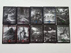 10x FULL ART LANDS - Full set - Crimson Vow - MTG - Magic the Gathering - Image 1