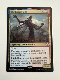 The Locust God MTG Magic the Gathering Card NM Near Mint MOC - Image 1