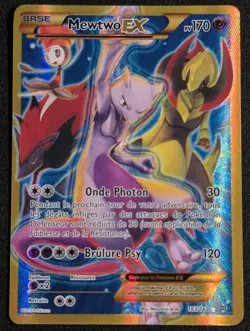 CARTE POKEMON - MEWTWO EX - SECRETE - XY IMPULSION TURBO #163/162 FR - EX+/NM - Image 1
