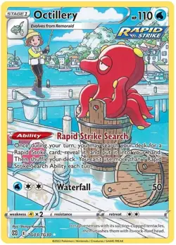 x1 Octillery - TG03/TG30 - Character Rare Pokemon SS09 Brilliant Stars M/NM - Image 1