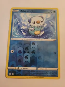 Pokemon TCG Oshawott Sword & Shield - Astral Radiance 041/189 Reverse Holo Water - Image 1