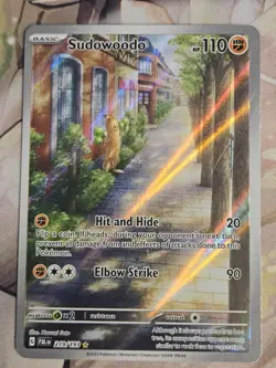 Sudowoodo 219/193 Paldea Evolved Illustration Rare Pokemon TCG LP - Image 1