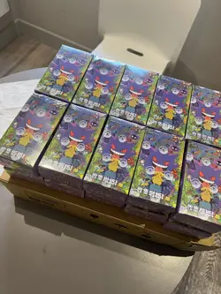 Two box pokemon 151 surprise slim chinese booster box form factory sealed case - Image 5