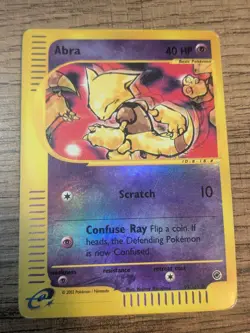 2002 Pokemon Expedition Abra #93/165 Reverse Holo TCG WOTC VINTAGE - Image 1
