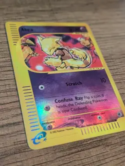 2002 Pokemon Expedition Abra #93/165 Reverse Holo TCG WOTC VINTAGE - Image 3