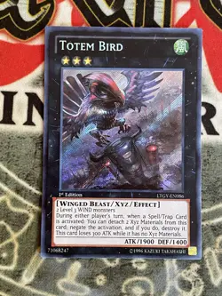 *** TOTEM BIRD *** SECRET RARE 1ST EDITION LTGY-EN086 NM YUGIOH! - Image 1