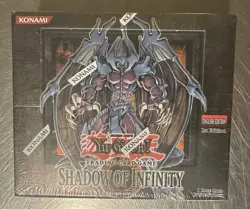 Yugioh Shadow of Infinity Booster Box 1st Edition Factory Sealed 24 Packs 103691 - Image 1