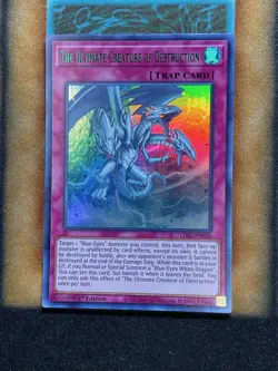 Yugioh The Ultimate Creature Of Destruction LDS2-EN030 Ultra Rare 1st GREEN NM - Image 1