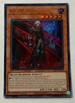Yu-Gi-Oh! K9-00 Lupis (JUSH-EN034) - Ultra Rare - Image 1