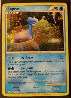 Pokemon Lapras 008/034 Holo Pokemon Card Game Classic English New Promo Blue - Image 1