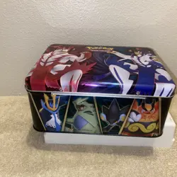 Pokemon Trading Card Game Lunch Box Pail Treasure Chest Tin Container EMPTY 2021 - Image 5