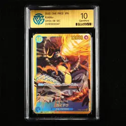 CCG GemMint 10 2023 ONE PIECE JPN .TCG Card OP05-118 SEC Kaidou - Image 1